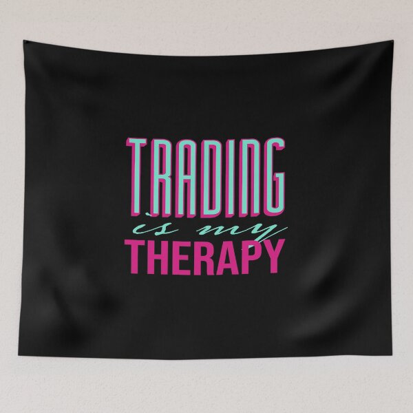 Item preview, Trading Is My Therapy designed and sold by MaplewoodMerch.