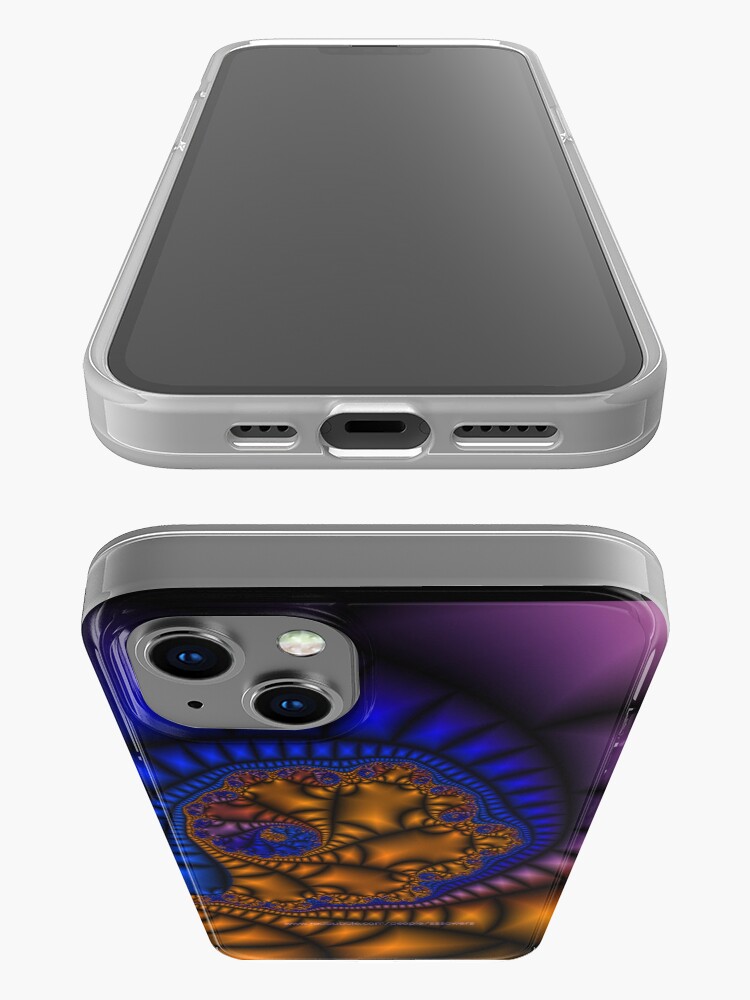Alternate view of Spiral Gemstones iPhone Case