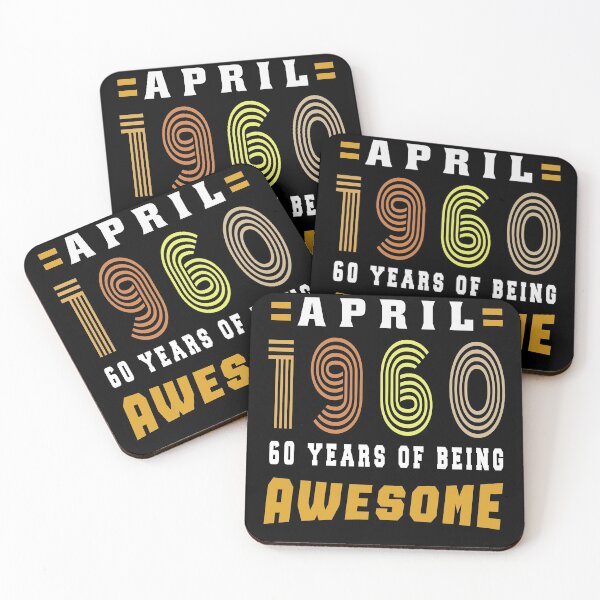 Item preview, april 1960 birthday,60th birthday gift idea designed and sold by osamamohamad.