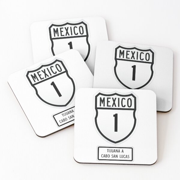 Item preview, Mexico Federal Highway 1 Sign designed and sold by travelwitheric.