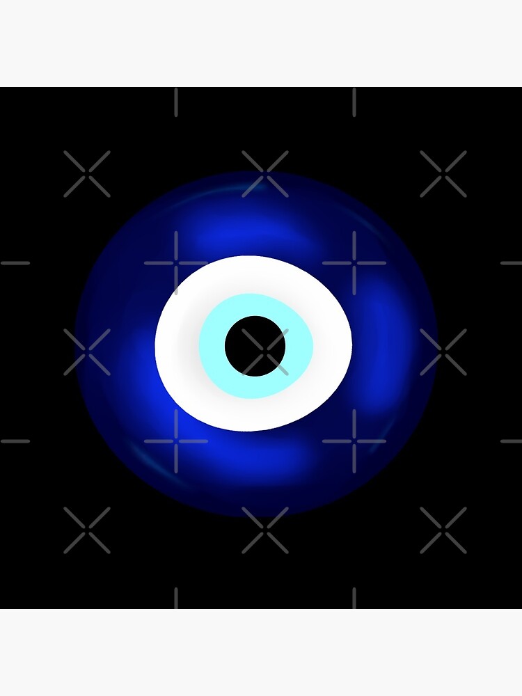 Thumbnail 3 of 3, Pin, Evil Eye designed and sold by ChePanArt.