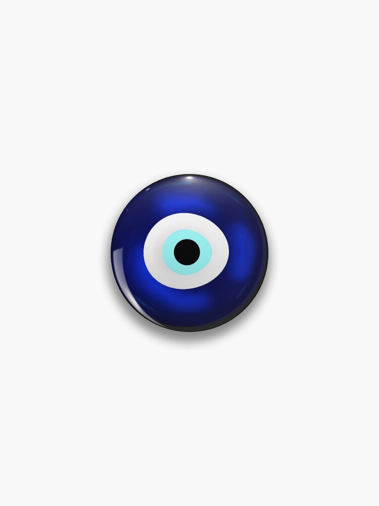 Thumbnail 1 of 3, Pin, Evil Eye designed and sold by ChePanArt.
