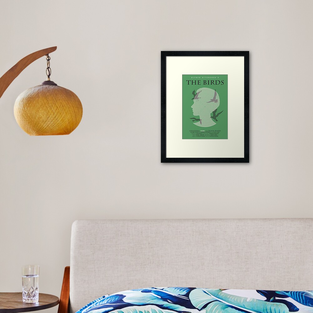 Alfred Hitchcock The Birds Framed Art Print