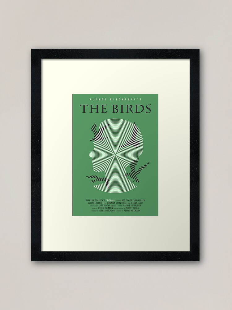 Alternate view of Alfred Hitchcock The Birds Framed Art Print