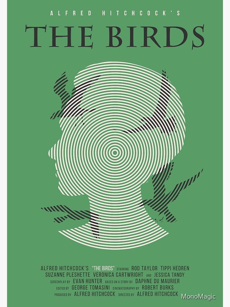 Alfred Hitchcock The Birds by MonoMagic