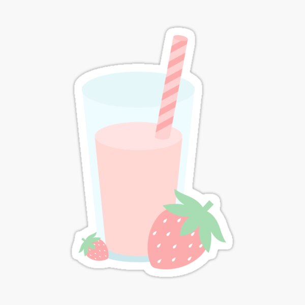 Strawberry Milk Sticker