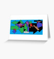 This way,that way Greeting Card