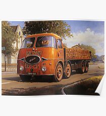 ERF KV Marston Brick Poster