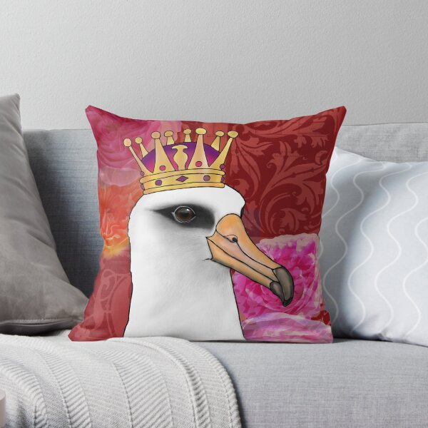 Laysan Albatross Throw Pillow