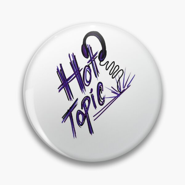 Pin Buttons Set - Hot Topic Button Pins - 1 Inch Small Pin Back Theme Packs