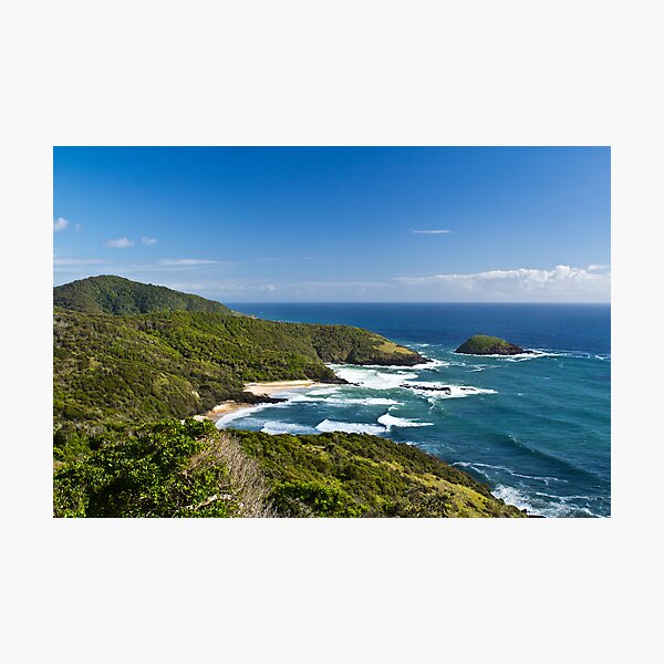 Looking North From Smoky Cape Lighthouse at Arakoon Photographic Print