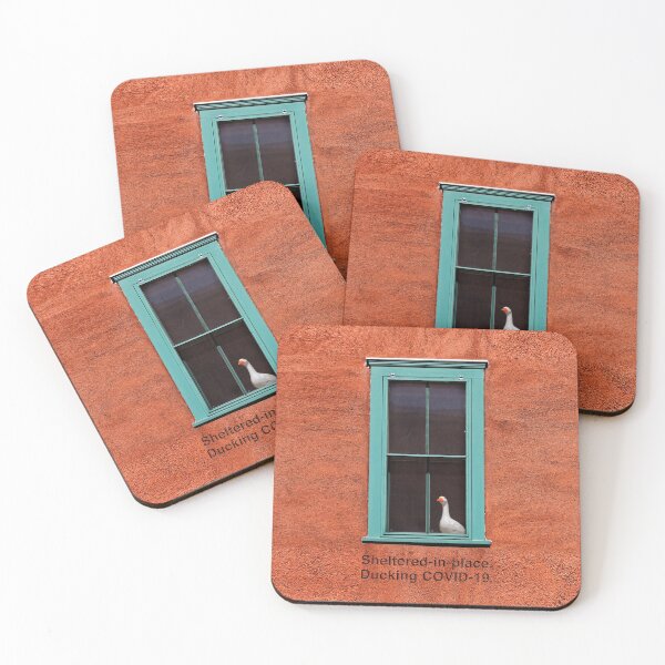 Item preview, Sheltered-in-place. Ducking COVID-19. designed and sold by Alex Preiss.