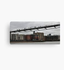 Walking the Millenium Canvas Print