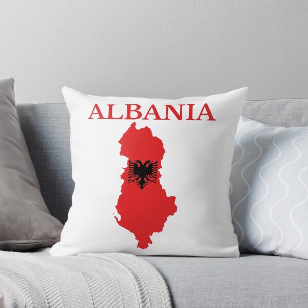 Item preview, Albania Flag Map designed and sold by marosharaf.