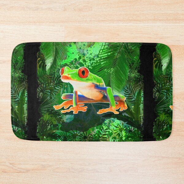 Item preview, Frog - Frogger - jungle - nature - drawing - cute frog designed and sold by BabyYodaSticker.