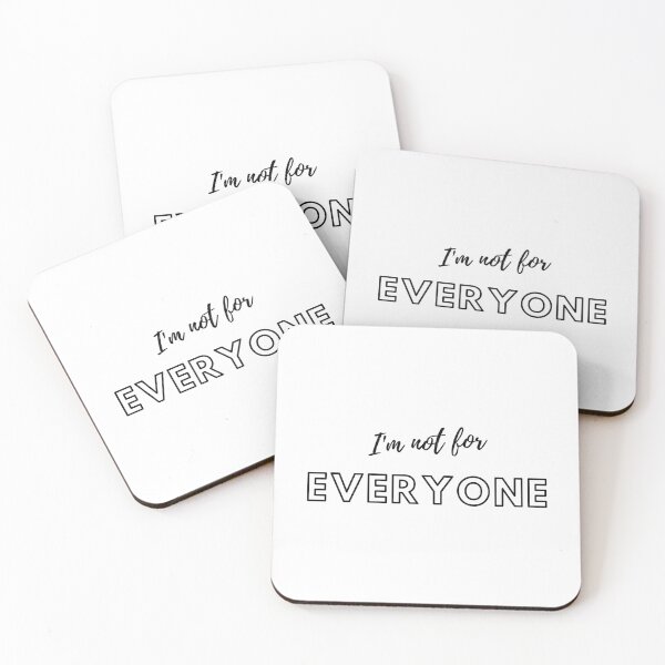 Item preview, I am not for everyone, gift, birthday, gift idea, present, father's day, mother's day designed and sold by Rautee.