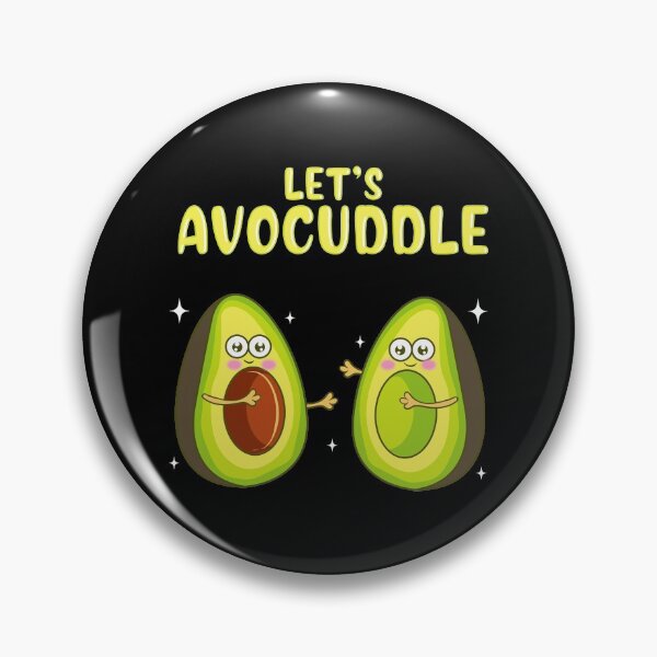 Item preview, Funny Let's Avocuddle Cute Avocado Cuddling Pun designed and sold by perfectpresents.
