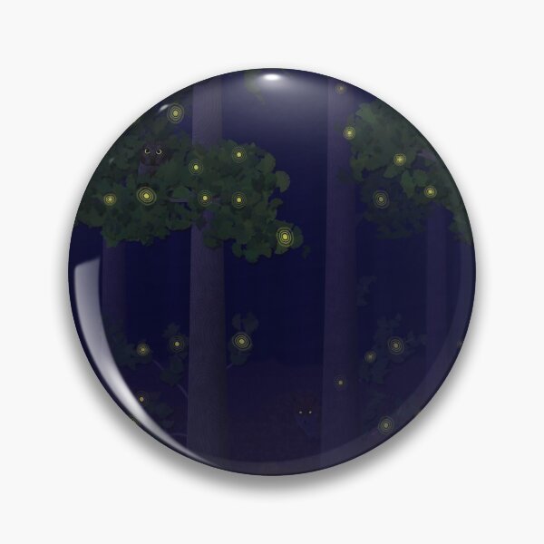 Item preview, Fireflies in the night forest. designed and sold by carllaev.