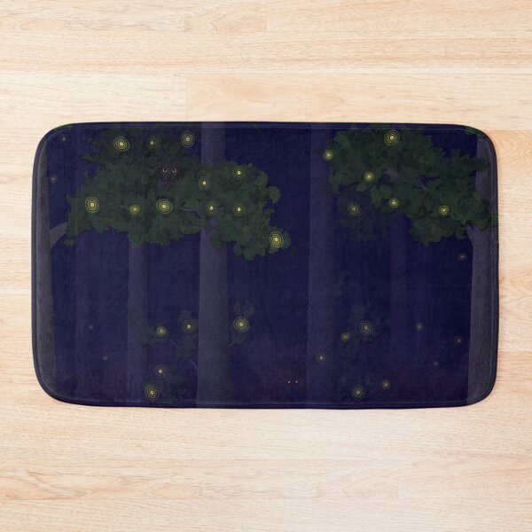 Item preview, Fireflies in the night forest. designed and sold by carllaev.