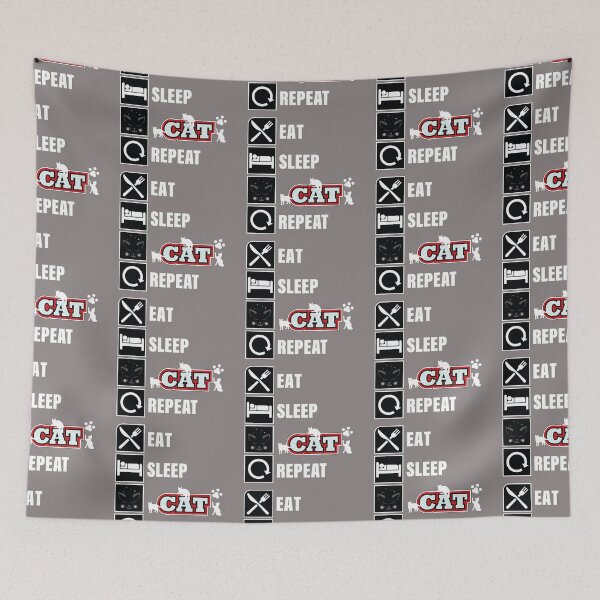 Item preview, Eat Sleep Warrior Cats Repeat T-Shirt designed and sold by derradji.