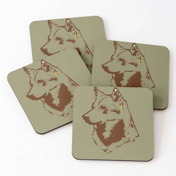 Item preview, Chill Wolf - Illustrated Transparent Wolf Artwork designed and sold by McFlyDesigns.