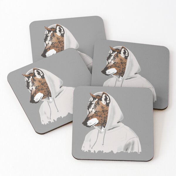 Item preview, Hoodie Wolf - Realistic Illustrated Wolf Artwork designed and sold by McFlyDesigns.