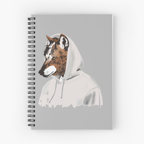 Item preview, Hoodie Wolf - Realistic Illustrated Wolf Artwork designed and sold by McFlyDesigns.