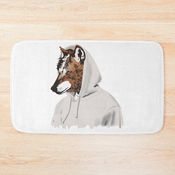 Item preview, Hoodie Wolf - Realistic Illustrated Wolf Artwork designed and sold by McFlyDesigns.
