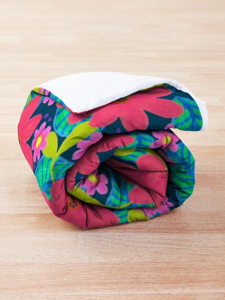 Alternative Ansicht von Blumen Mix Muster Tagesdecke