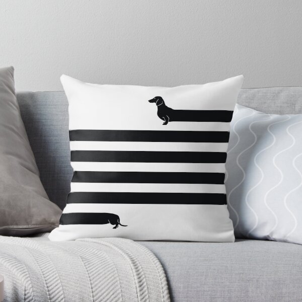 (Very) Long Dog Throw Pillow