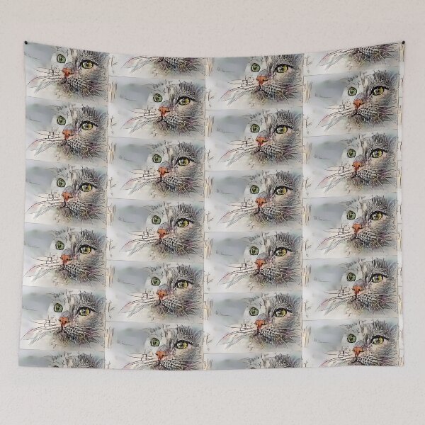 Item preview, cat designed and sold by joelle Guillaume.