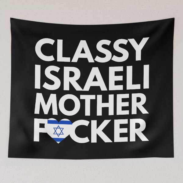 Item preview, Classy Israeli MF Mother Focker Israel designed and sold by HelloFromAja.