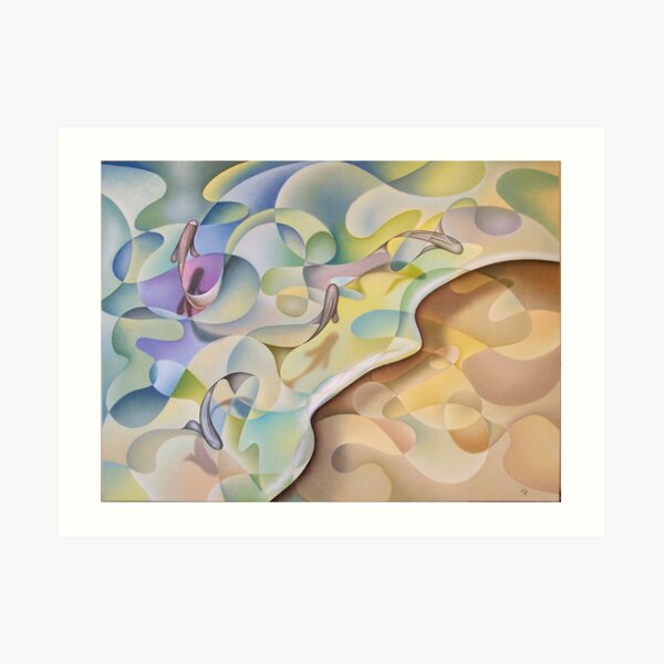Shoreline In D Minor #2 Art Print