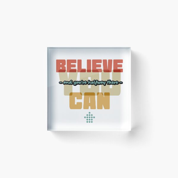 Item preview, Believe you can and you're halfway there designed and sold by NerdySherds.