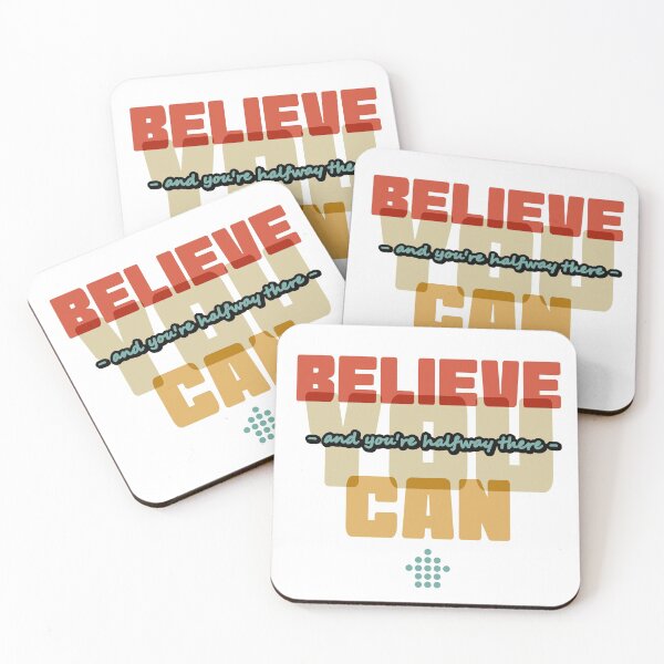 Item preview, Believe you can and you're halfway there designed and sold by NerdySherds.