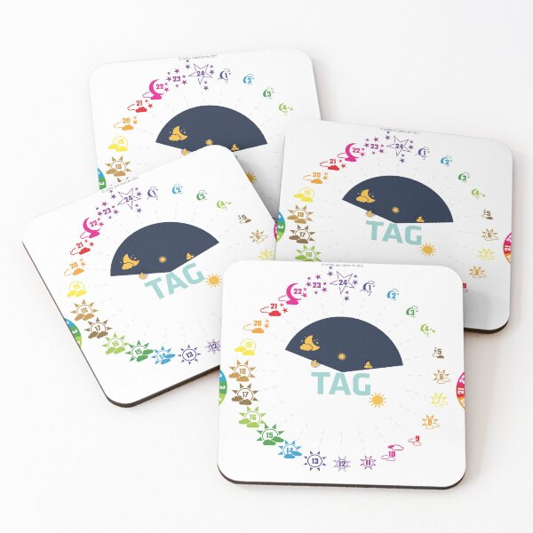 Item preview, Echte-Lernuhren.de | Time learning card - the day designed and sold by hatgirldesign.