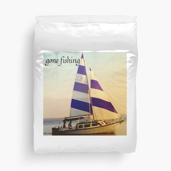 Fishing on Lake Kariba, Zimbabwe Duvet Cover