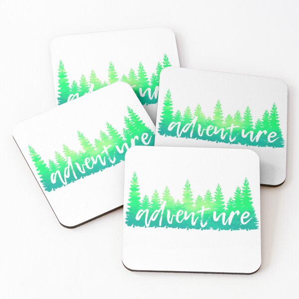 Item preview, Green Trees Adventure Bright Watercolor Travel Theme designed and sold by Fashionmonger.