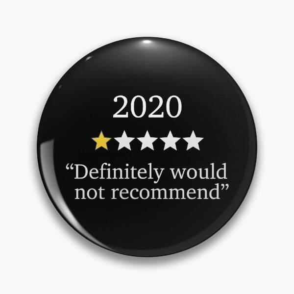 2020 One Star Rating - Je ne recommanderais pas Badge