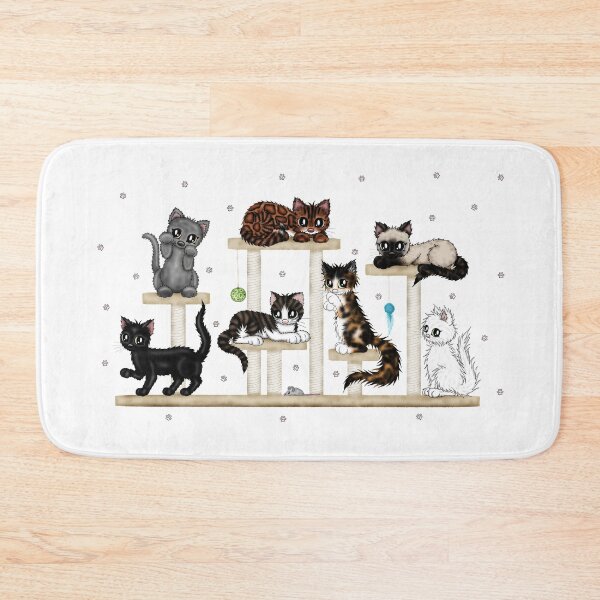 Item preview, cute Cats on the Cattree designed and sold by Pezi-Creation.