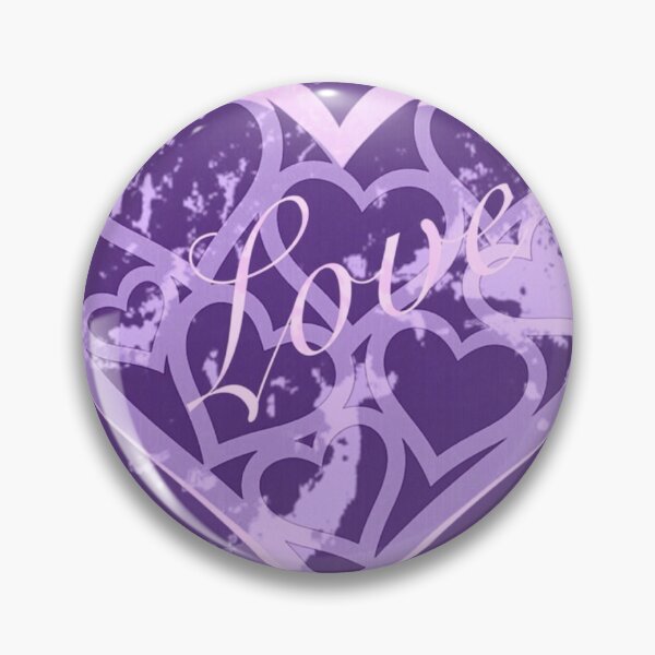 Item preview, Purple Love Hearts designed and sold by Zena Rowland.