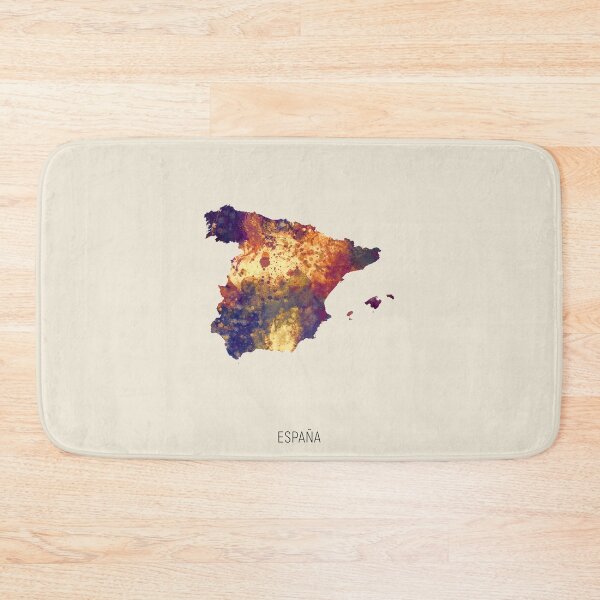 Item preview, España Watercolor Map designed and sold by ArtPrints.