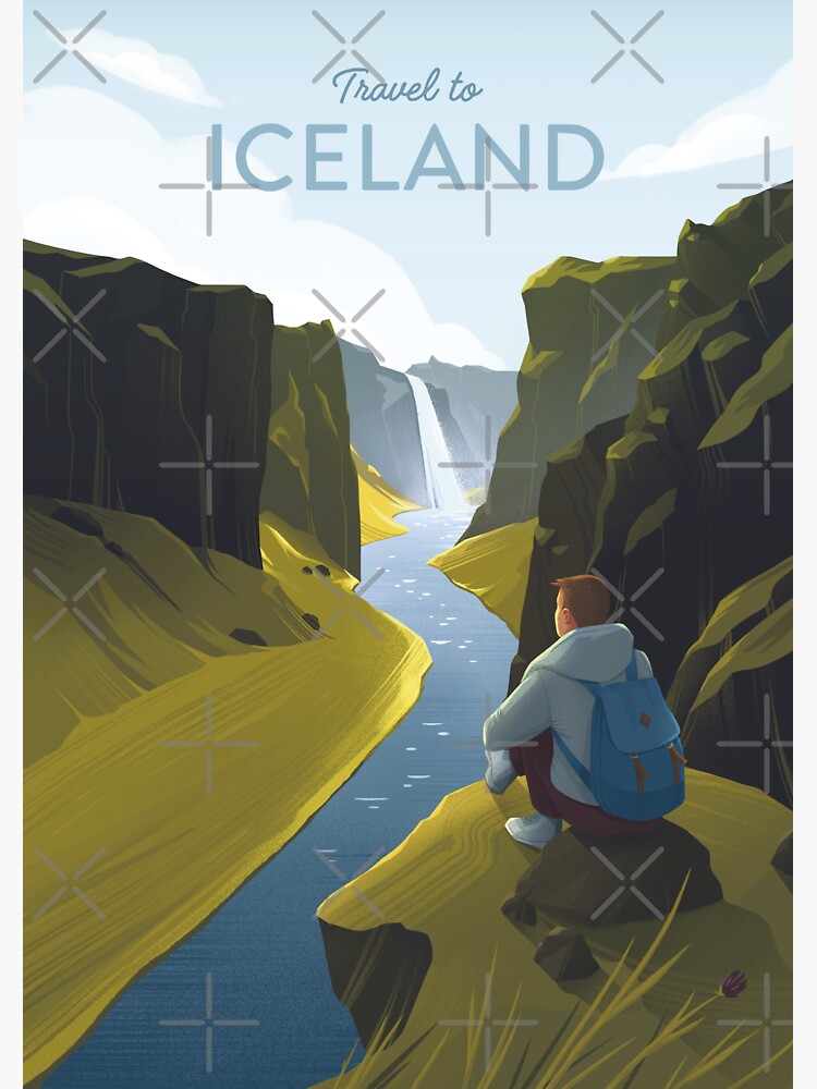 Thumbnail 3 of 3, Sticker, Travel to Iceland designed and sold by anniko-story.