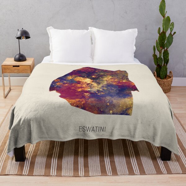 Artikelvorschau, Eswatini Watercolor Map entworfen und verkauft von ArtPrints.