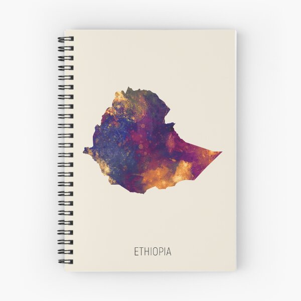 Item preview, Ethiopia Watercolor Map designed and sold by ArtPrints.