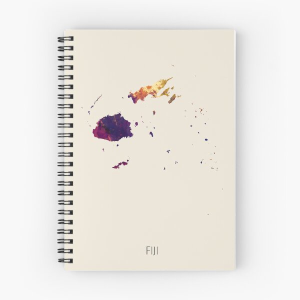 Item preview, Fiji Watercolor Map designed and sold by ArtPrints.