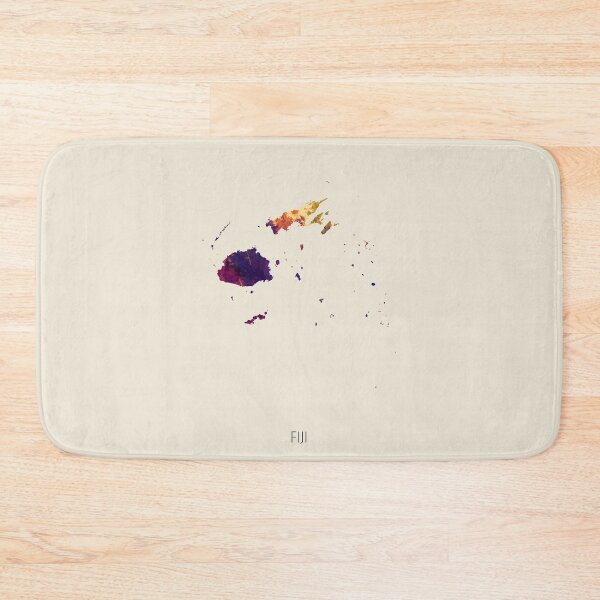 Item preview, Fiji Watercolor Map designed and sold by ArtPrints.