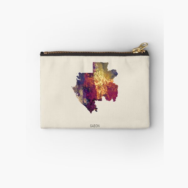 Item preview, Gabon Watercolor Map designed and sold by ArtPrints.