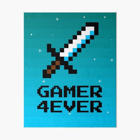 Minecraft Sword Wall Art Redbubble - roblox sword swing animation download robux free pins