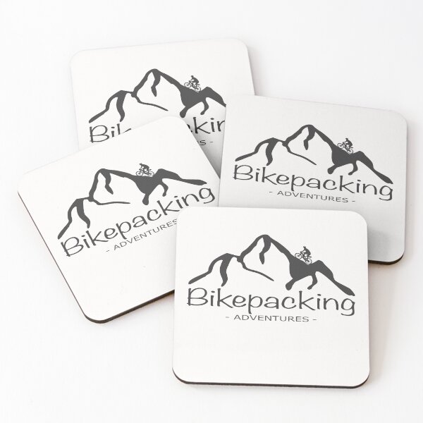 Item preview, Bikepacking Adventures Logo black designed and sold by Simplebp.